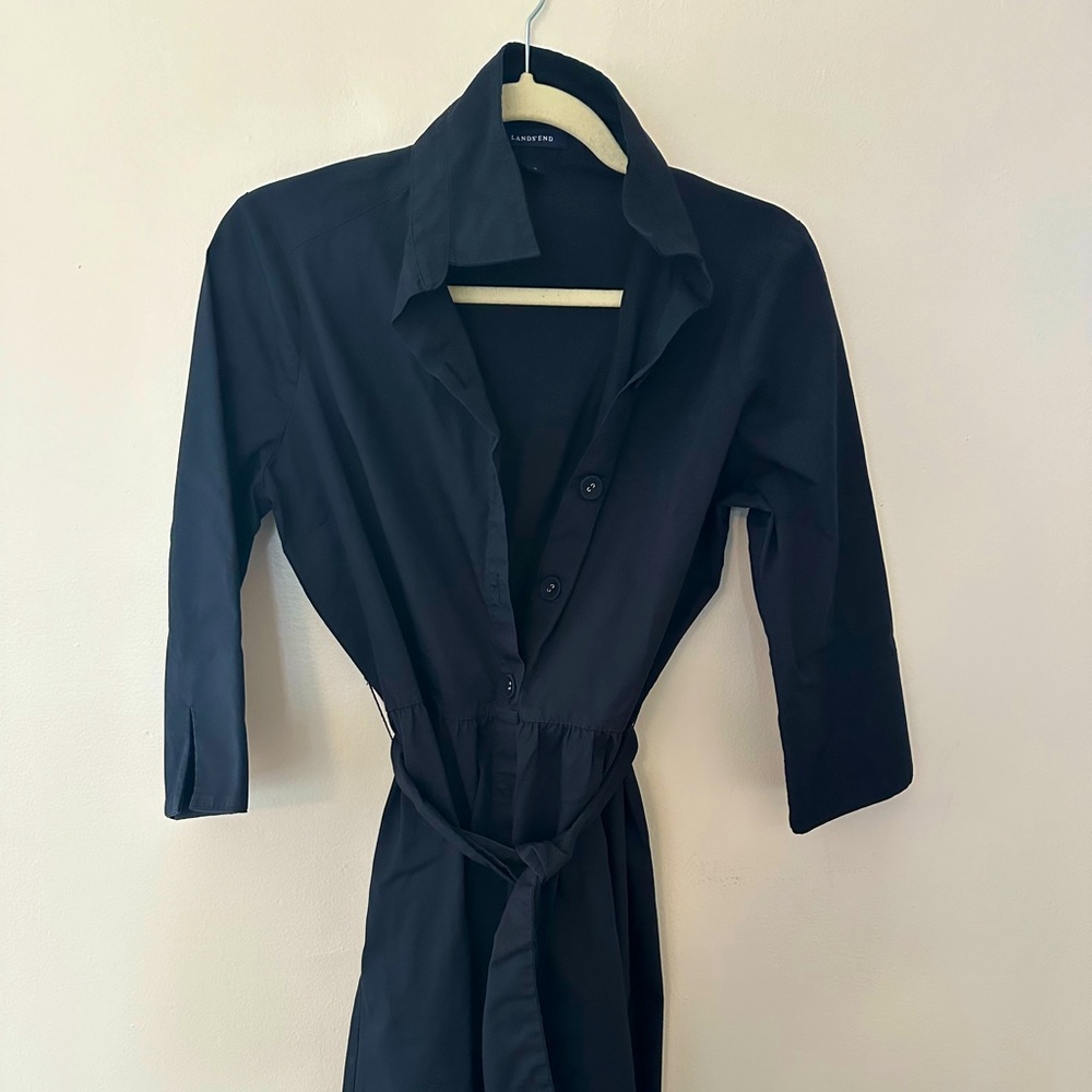Lands Ends Women’s Tie Waist Dress